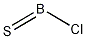 Boron monochloride monosulfide Struktur