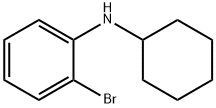 2-溴-N-環(huán)己基苯胺 結構式