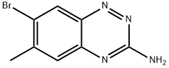 7-BROMO-6-METHYLBENZO[E][1,2,4]TRIAZIN-3-AMINE Struktur