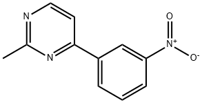 2-methyl-4-(3-nitrophenyl)pyrimidine Struktur