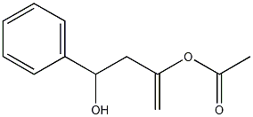 3-Butene-1,3-diol, 1-phenyl-, 3-acetate Struktur