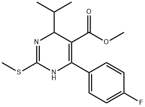 Methyl 6-(4-Fluorophenyl)-4-isopropyl-2-methylthio-1,4-dihydropyrimidine
-5-carboxylate