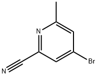 4-Bromo-2-cyano-6-methylpyridine Struktur