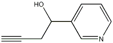 3-Pyridinemethanol, a-2-propynyl- Struktur