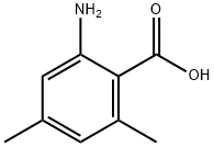 2-amino-4,6-dimethylbenzoic acid Struktur