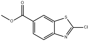 methyl 2-chlorobenzo[d]thiazole-6-carboxylate Struktur