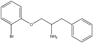 ALPHA-[(2-BROMOPHENOXY)METHYL]-BENZENEETHANAMINE Struktur