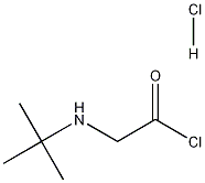 2-[(tert-Butyl)amino]acetyl chloride hydrochloride Structure