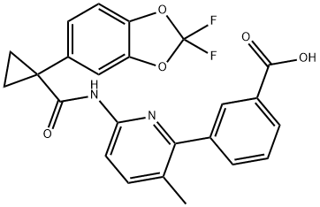 Lumacaftor (VX-809) Structure