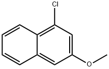 1-Chloro-3-methoxynaphthalene Struktur