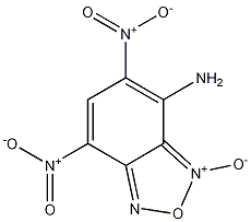 4-Amino-5,7-dinitro-2,1,3-benzoxadiazole 3-oxide Struktur