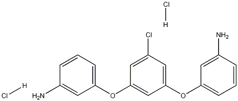 1,3-Bis(3-aminophenoxy)-5-chlorobenzene Dihydrochloride Struktur