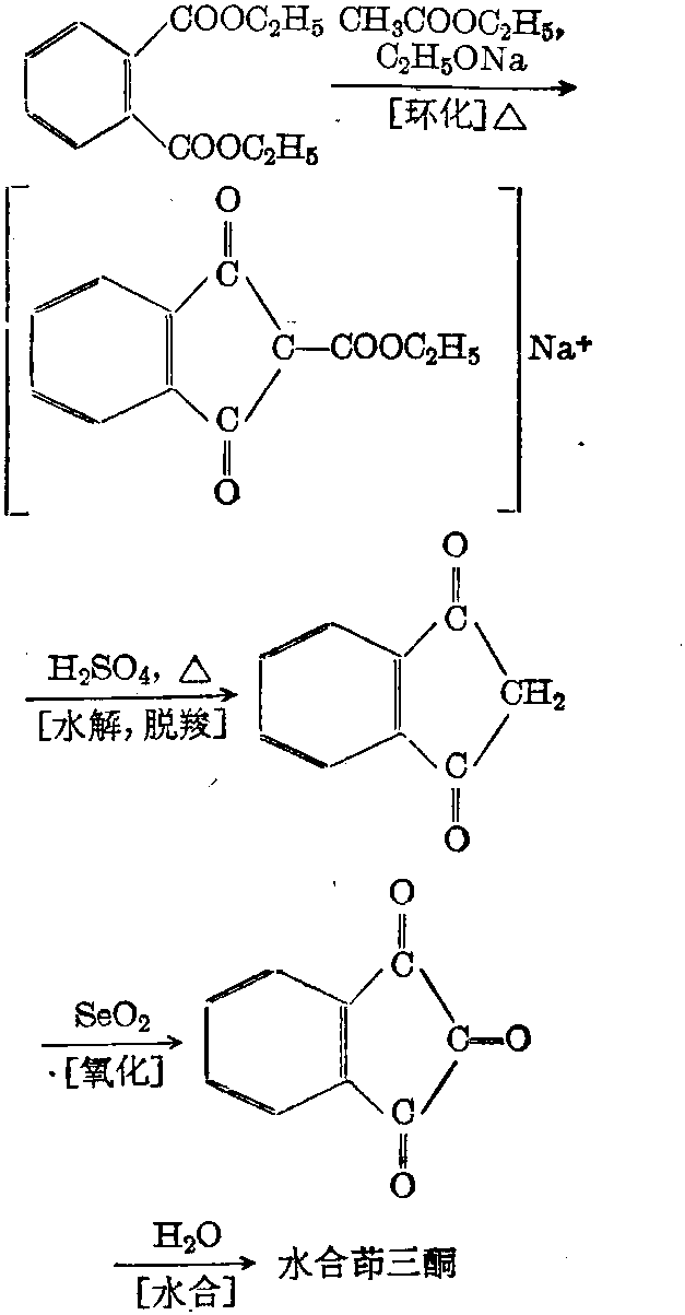 茚二酮制備水合茚三酮