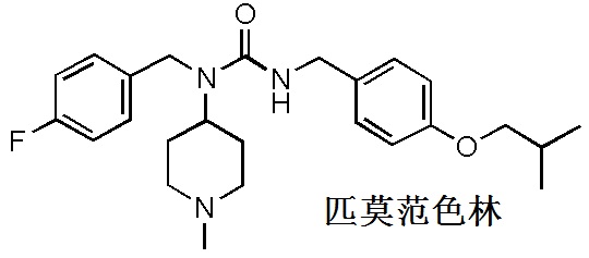 匹莫范色林 化學(xué)結(jié)構(gòu)式