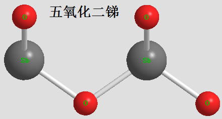 五氧化二銻 化學(xué)結(jié)構(gòu)式