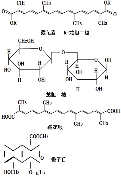 梔子黃色素主要成分