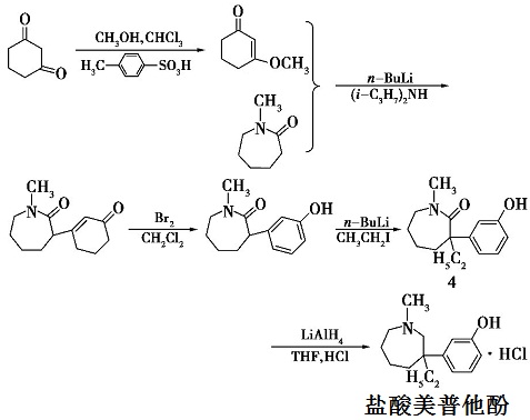 鹽酸美普他酚的合成路線