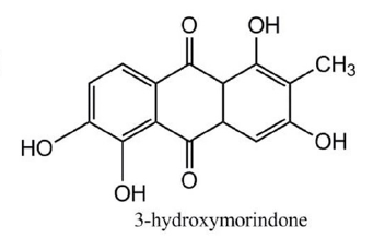 3-羥基巴戟醌分子結(jié)構(gòu)式