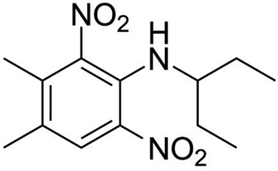 the chemical structure of pendimethalin