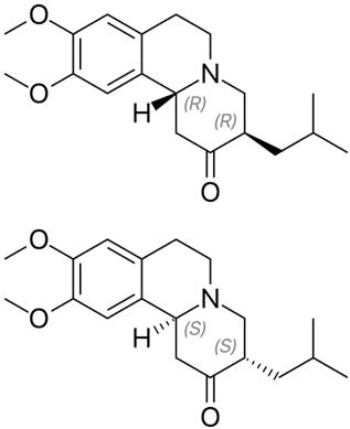 the chemical structure of tetrabenazine