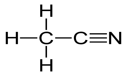 Acetonitrile Structure