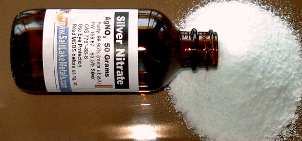 silver nitrate powder