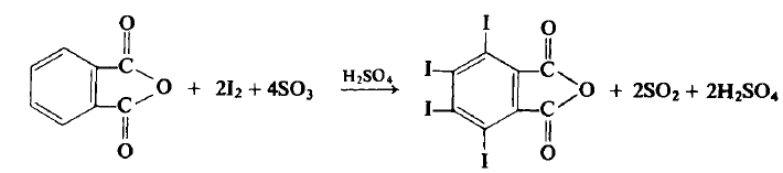 Preparation of Tetraiodophthalic Anhydride