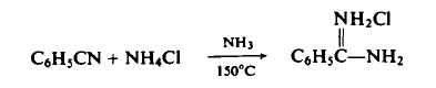 Preparation of Benzamidine Hydrochloride