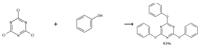 2,4,6-三苯氧基-1,3,5-三嗪-合成路線