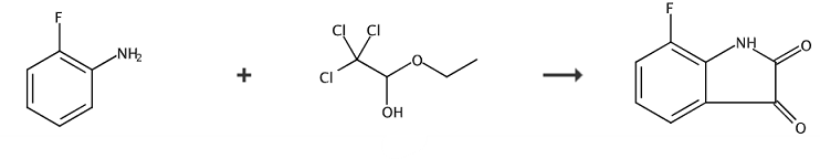 7-氟吲哚滿二酮的合成路線