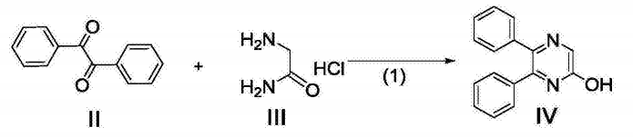 5,6-二苯基-2-羥基吡嗪的合成路線