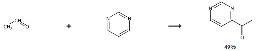 1-(嘧啶-4-基)乙酮的合成路線
