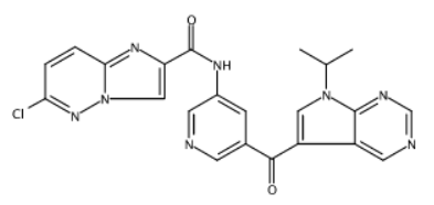 6-氯咪唑并[1,2-B]噠嗪-2-羧酸的結(jié)構(gòu)式