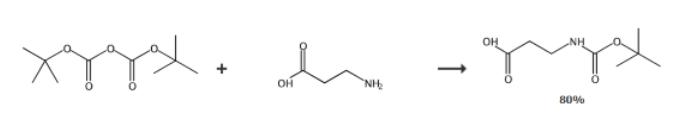 Boc-beta-丙氨酸的合成路線