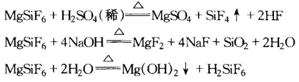 氟硅酸鎂分解反應(yīng)