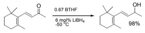 Borane-tetrahydrofuran complex reaction