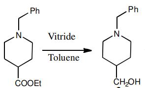 synthesis of (1-Benzyl-4-piperidyl)methanol