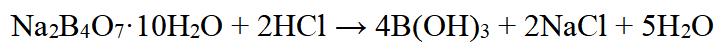 chemical reaction of preparation for Boric acid 1.png