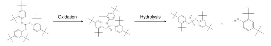 Transformation product of Antioxidant 168 obtained after oxidation and hydrolysis.png