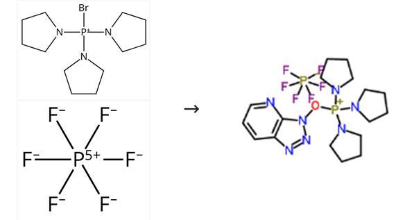 (7-氮雜苯并三唑-1-氧)三吡咯磷六氟磷酸鹽的合成路線