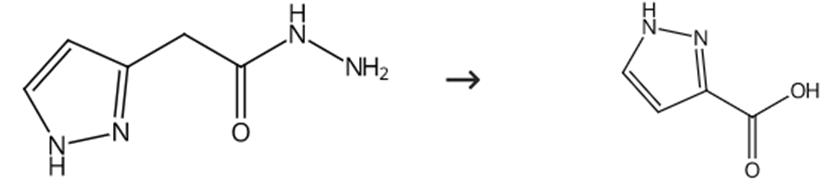 圖3 吡唑-3-甲酸的合成路線(xiàn)