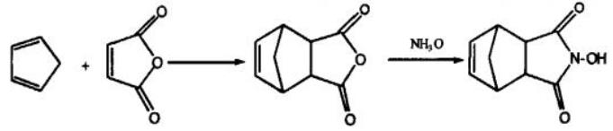 N-羥基-5-降冰片烯-2,3-二甲酰亞胺反應(yīng)式