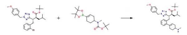 tert-butyl N-methyl-N-[4-(4,4,5,5-tetramethyl-1,3,2-dioxaborolan-2-yl)cyclohex-3-en-1-yl]carbamate