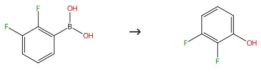 圖1 2，3-二氟苯酚的合成路線