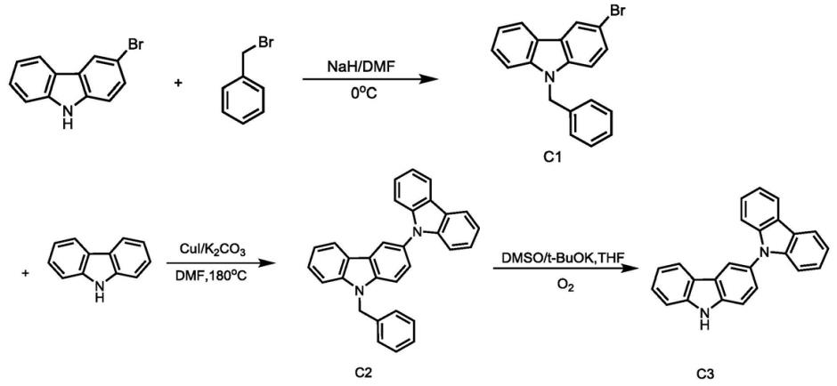 3,9'-聯(lián)咔唑合成路線