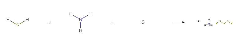 Diammonium pentasulfide synthesis