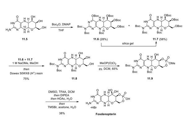 Synthesis of Fosdenopterin