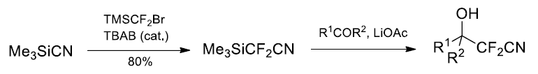 Difluoromethylenation of TMSCN