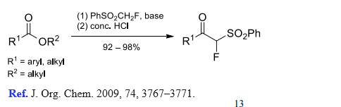 Fluoromethyl phenyl sulfone