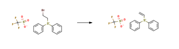 Diphenylvinylsulfonium Triflate synthesis